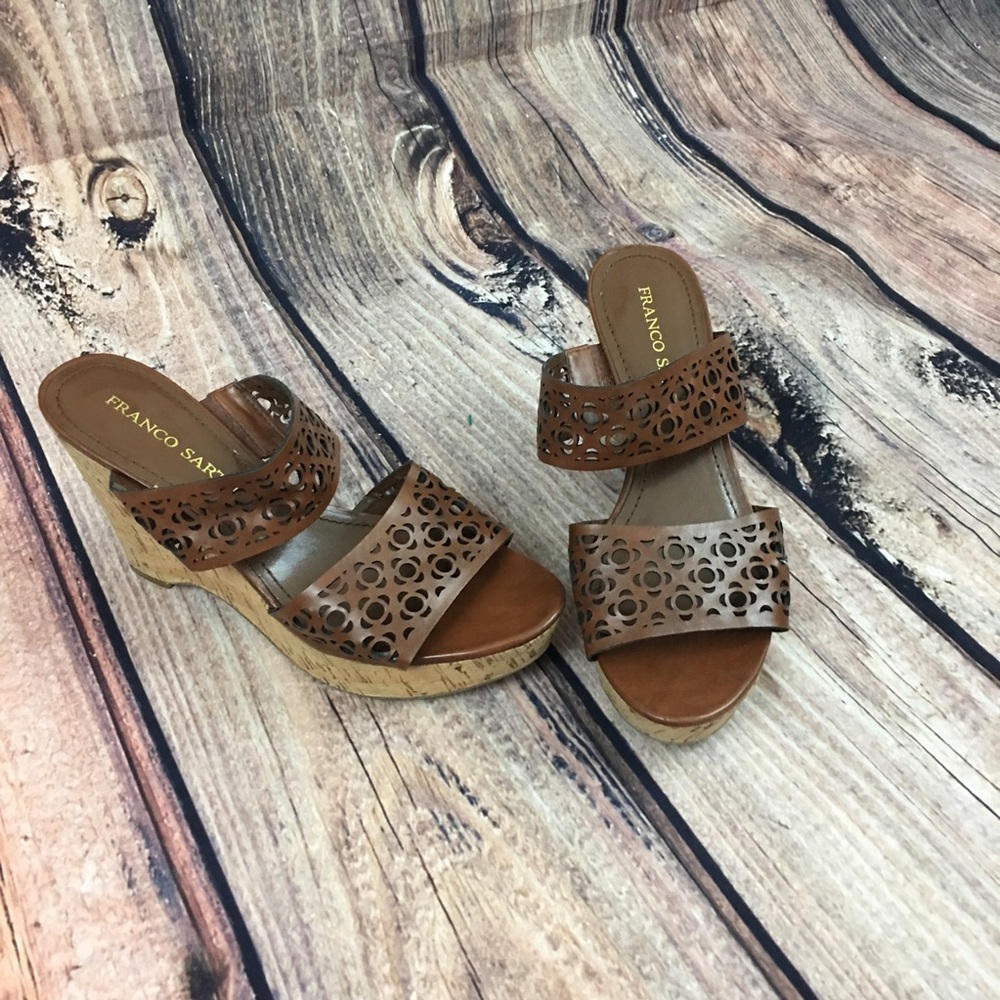 Franco Sarto Cork Wedges